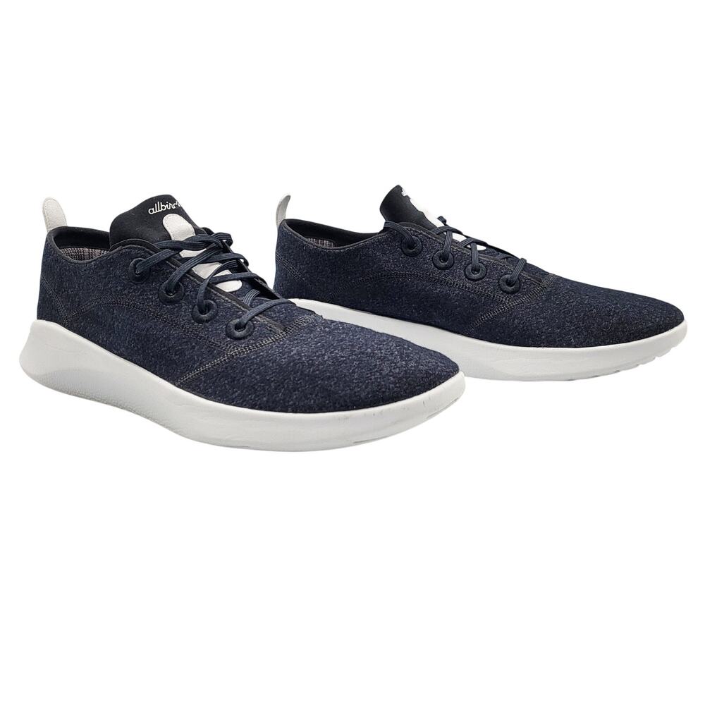 Allbirds Superlight Wool Runner Black Lightweight Lace-Up Casual Sneakers Sz 14